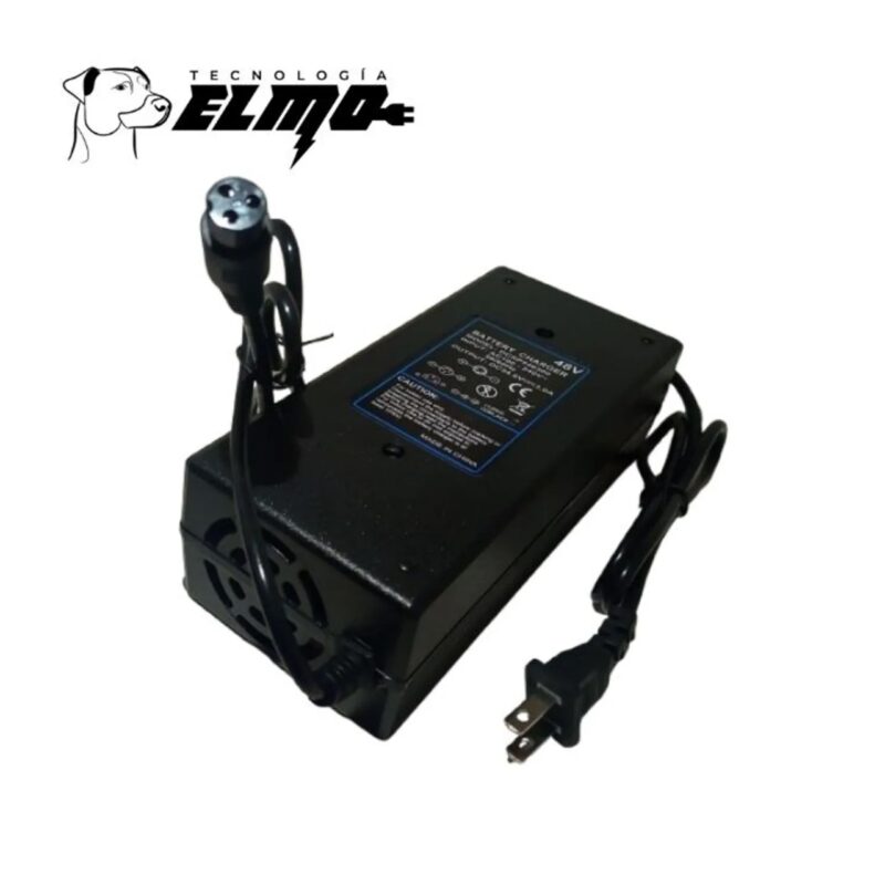 CARGADOR DE BATERIA DE LITIO 54.6 v 3A PARA SCOOTER 48v