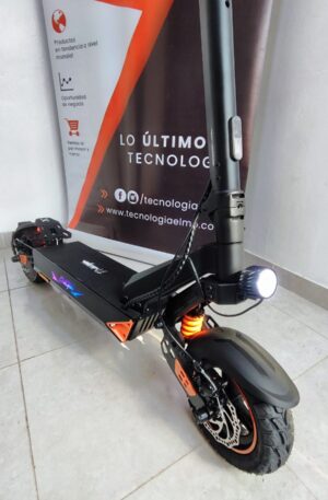 ELMO D3: Scooter Eléctrico 1000W, 52V, 20.8 AH Doble Suspensión Certificado CE
